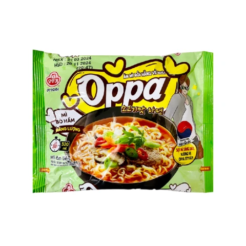 Mì Oppa Bò hầm Otoki 65g/30
