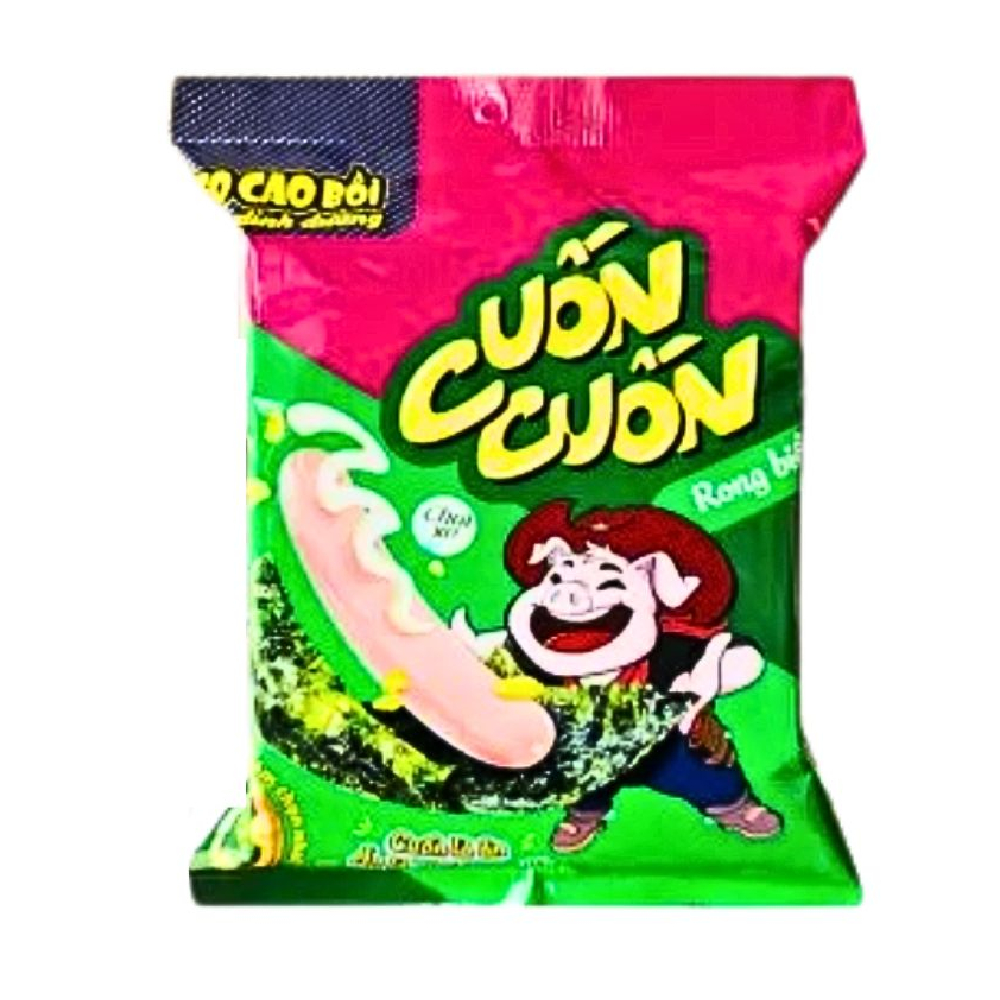 Xúc xích heo cao bồi Cuốn Cuốn  rong biển 48.5gr