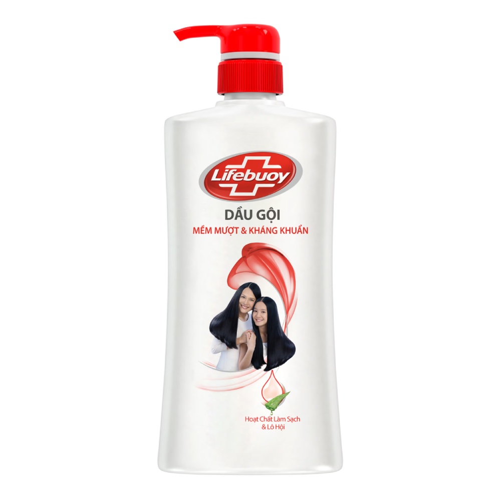 Dầu gội  Lifebuoy mềm mượt kháng khuẩn  640g