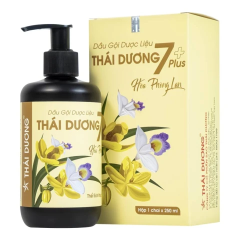 Dầu gội dược liệu Thái Dương 7  Plus hoa phong lan  500ml
