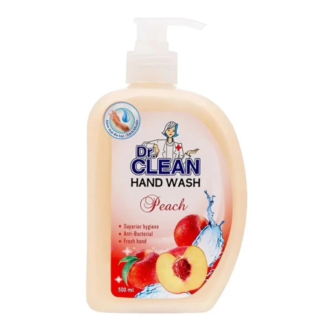 Nước rửa tay Dr clean hương đào 500ml