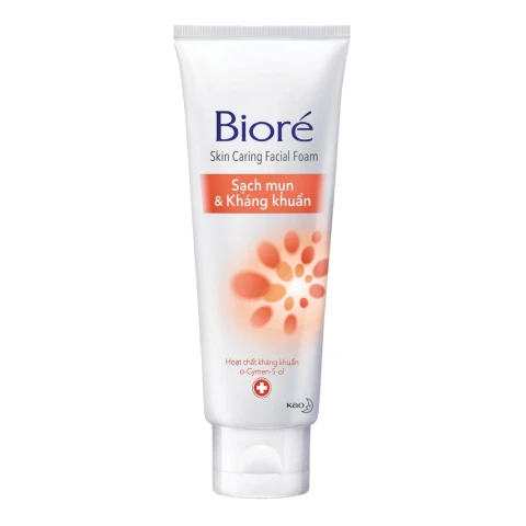 Sữa rửa mặt Biore kháng khuẩn, sạch mụn   100g