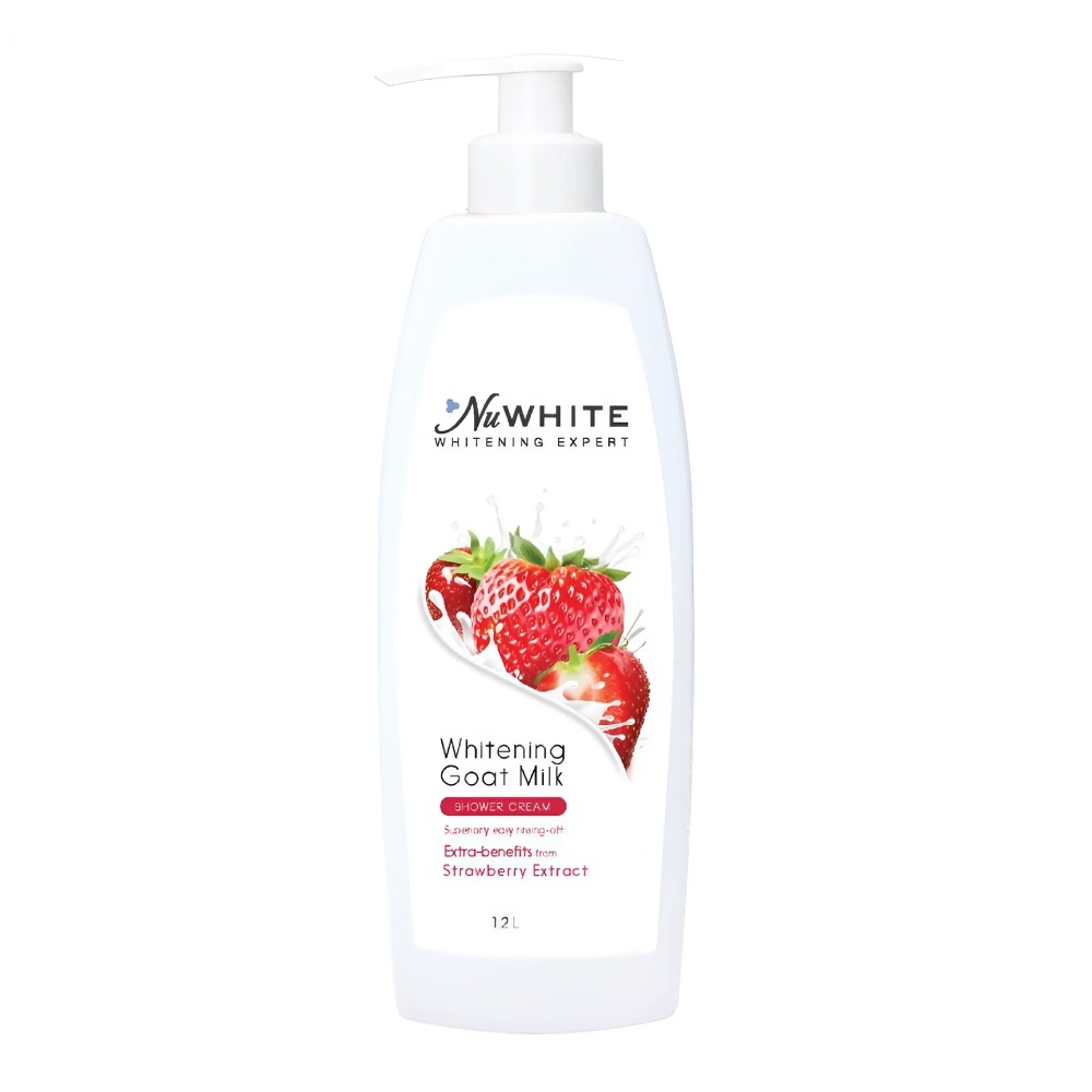 Sữa tắm Nuwhite dâu trắng da  1.2L