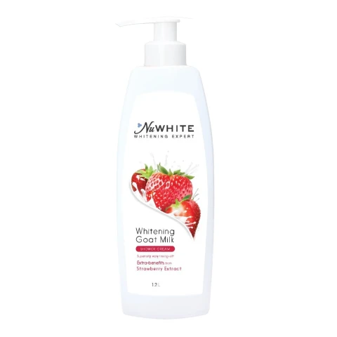 Sữa tắm Nuwhite dâu trắng da  1.2L