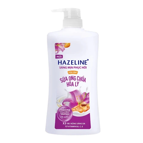 Sữa tắm Hazelin ong chúa hoa ly chai  670g
