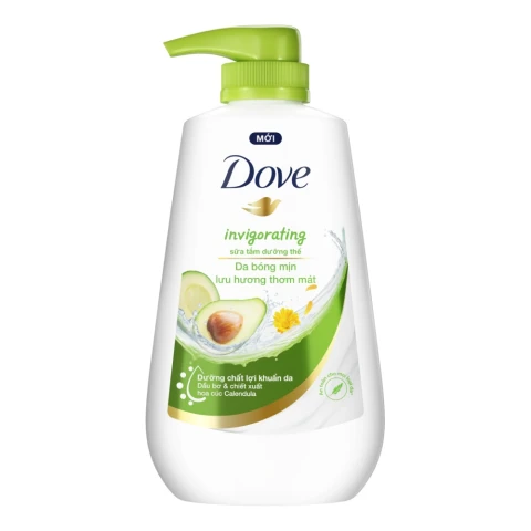 Sữa tắm Dove bóng mịn thơm mát  900g