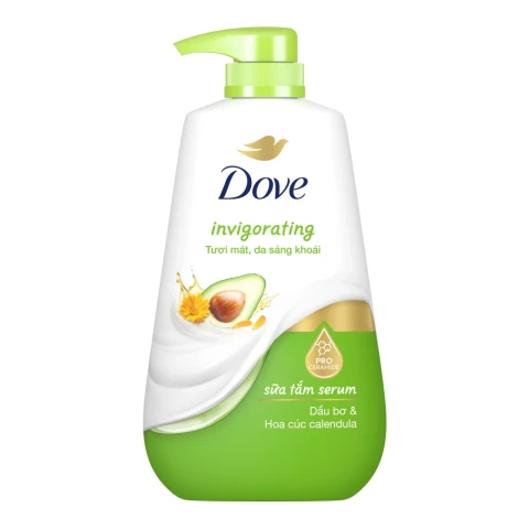 Sữa tắm Dove bóng mịn thơm mát  500g
