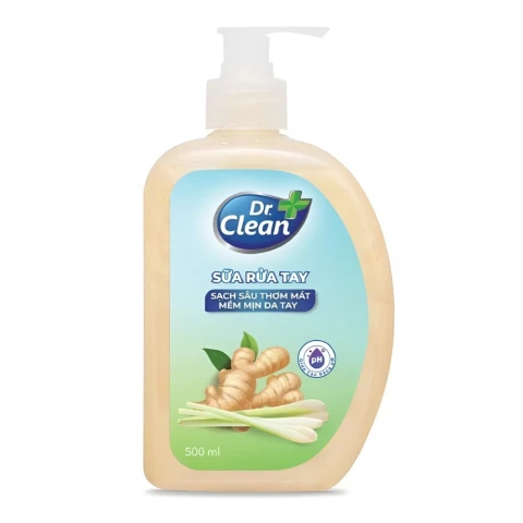 Nước rửa tay Dr clean hương gừng 500ml