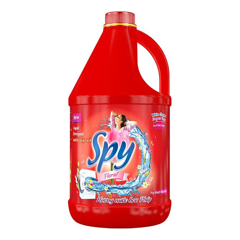 Nước giặt xả Spy cửa ngang - đỏ 4.6kg/4