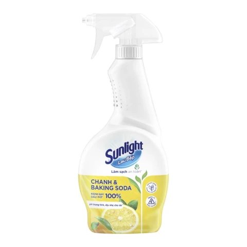 Xịt lau bếp Sunlight bọt tuyết 500ml