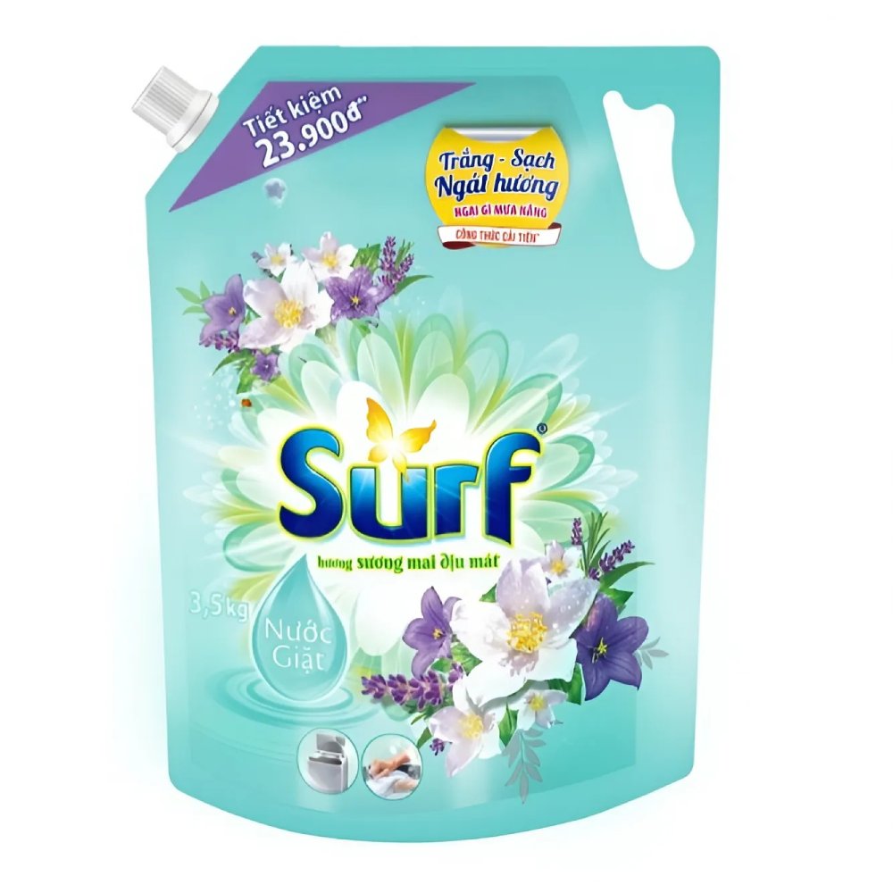 Nước giặt  Surf Hương Sương Mai Dịu Mát 3.3kg