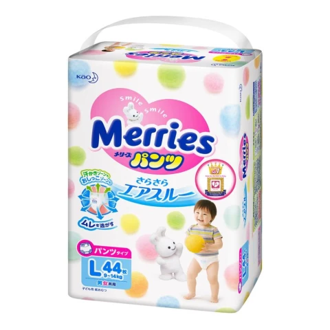 Tã bỉm quần Merries tã quần  L44