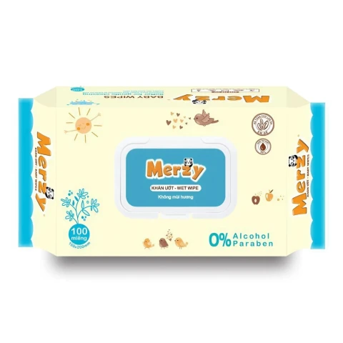 Khăn ướt Merzy 100 tờ có mùi /24