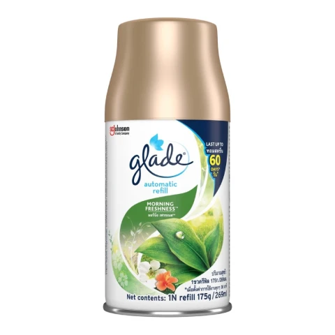 Xịt phòng  Glade tự động hương sớm mai  175g/252ml