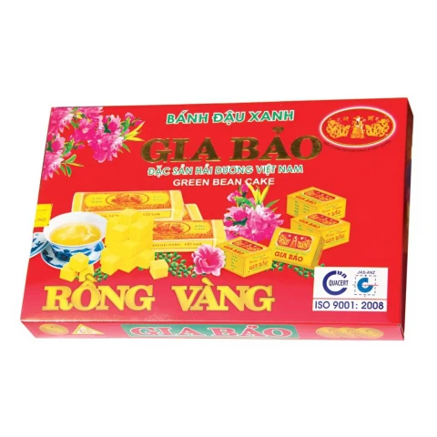 Bánh đậu xanh Gia Bảo 15 đậu 225gr