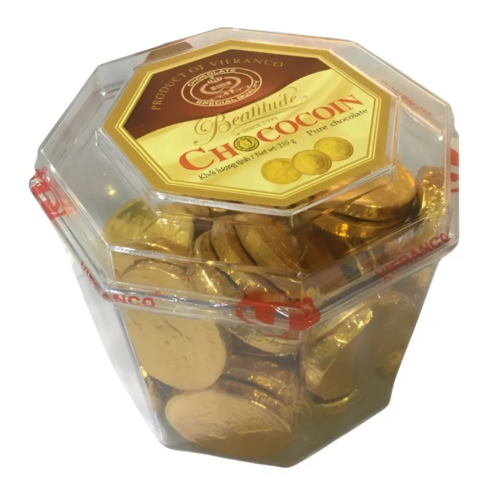 Sô cô la đồng tiền Beatitude Vifranco hộp 210gr/12
