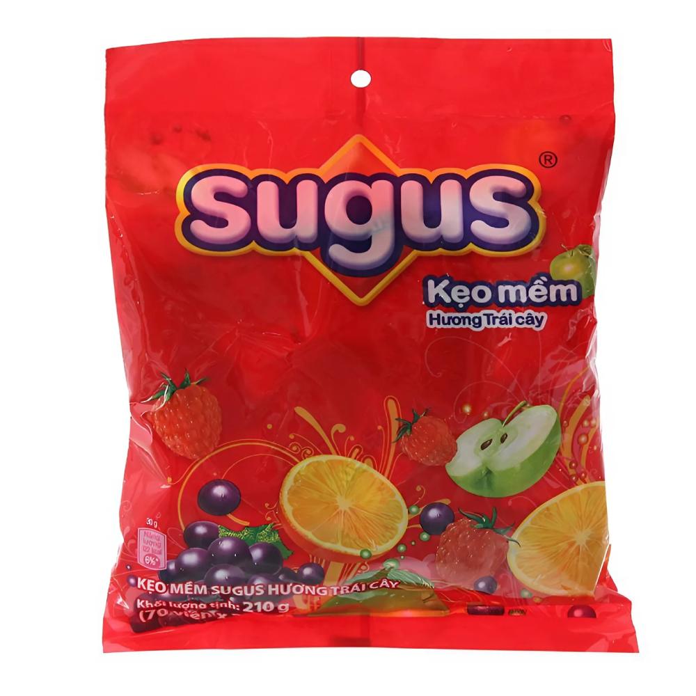 Kẹo mềm sugus trái cây túi 210g/50