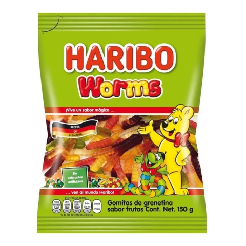Kẹo dẻo Haribo Worms 100gr