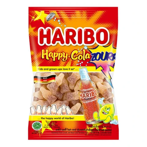 Kẹo dẻo Haribo happy cola 80gr