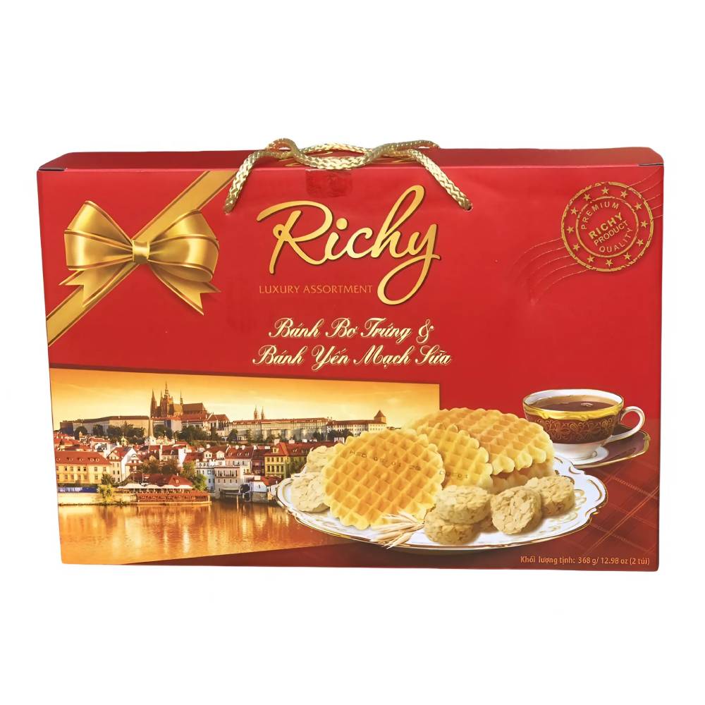 Bánh quai sách hỗn hợp Richy 368g/12