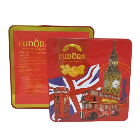 Bánh quy bơ tổng hợp Eudora Assorted Biscuits HS 496g/8