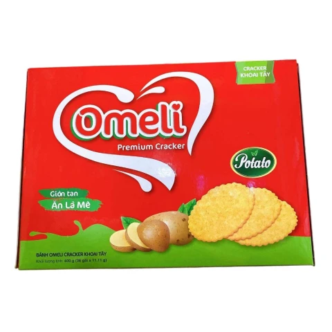 Bánh Omeli Cracker gấc HG 400gr