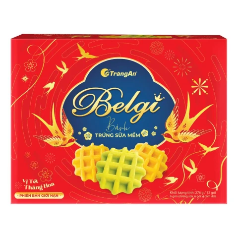 Belgi - Bánh trứng sữa mềm PBGH 276gr/10