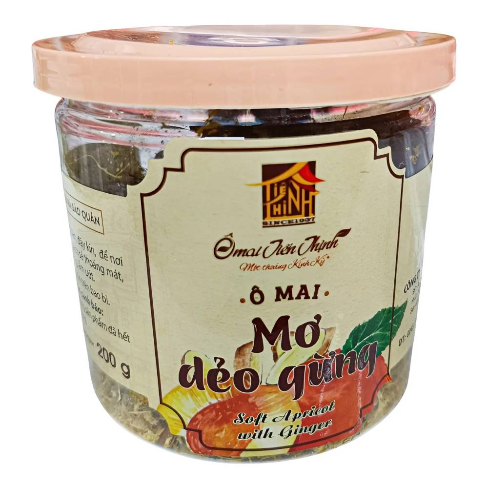 Ô mai Tiến Thịnh mơ dẻo gừng 200gr