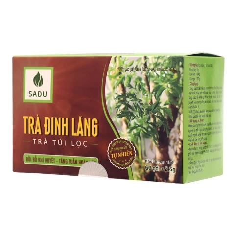 Trà túi lọc đinh lăng  SADU  50gr