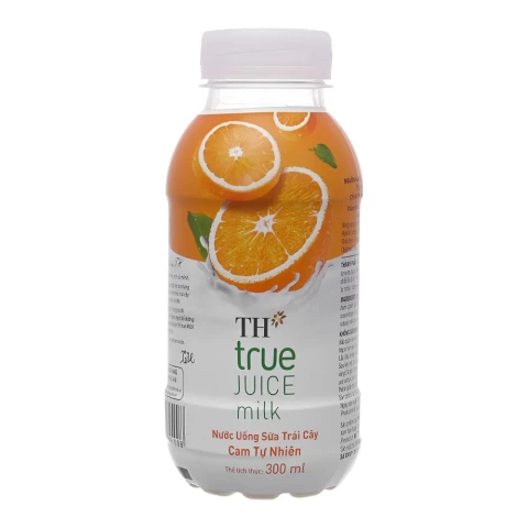 Nước uống sữa trái cây  TH vị cam 300ml