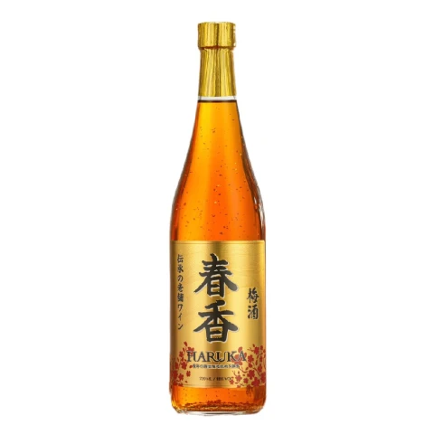Rượu mơ  Haruka 18% vảy vàng  720ml