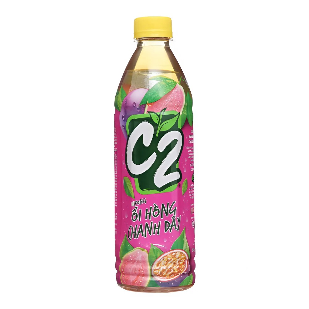 Nước trà xanh C2 ổi hồng chanh dây  455ml
