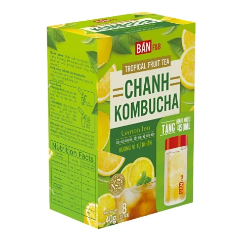 Trà chanh Kombucha  BAN FB  140gr