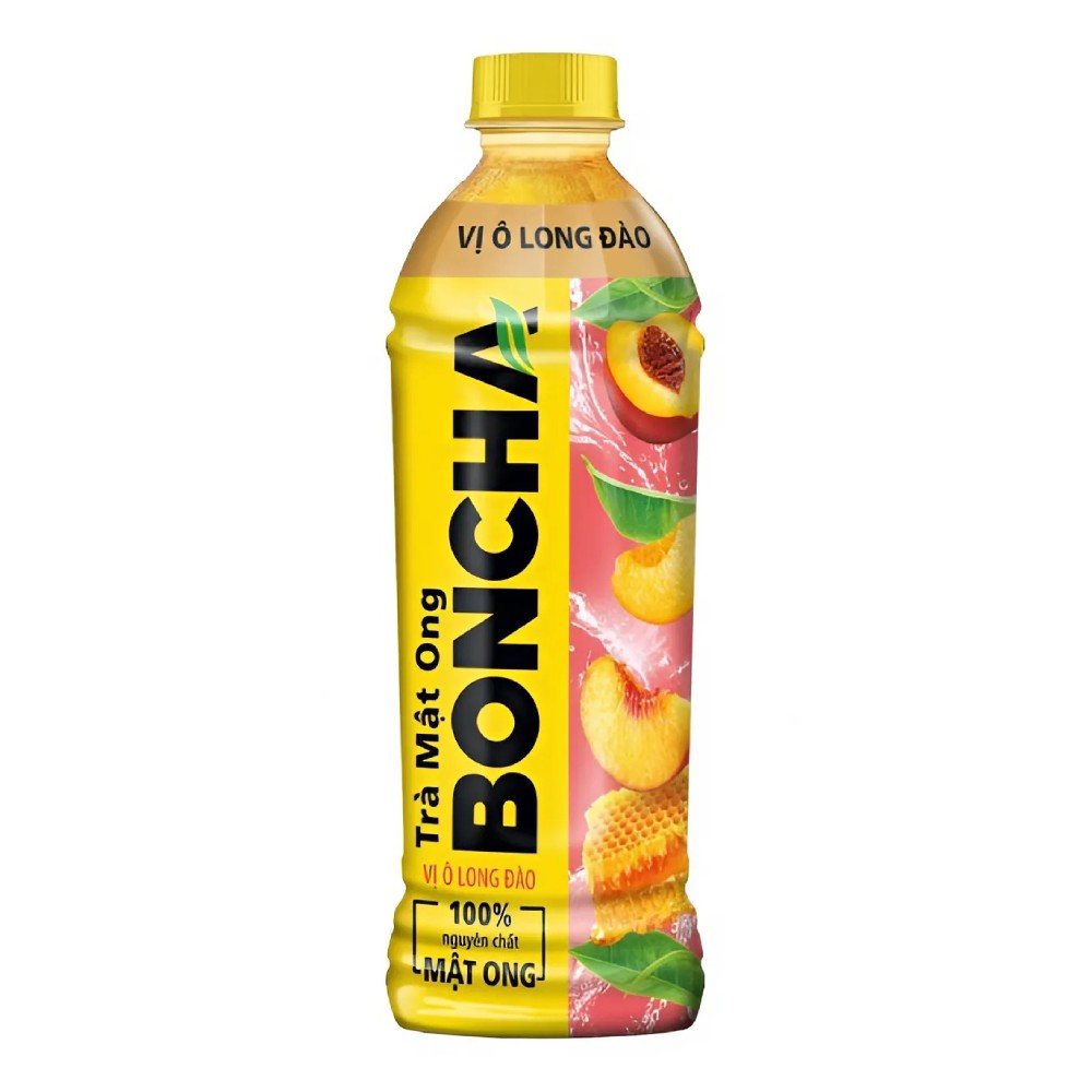 Nước trà mật ong vị Ô Long đào Boncha 450ml/24