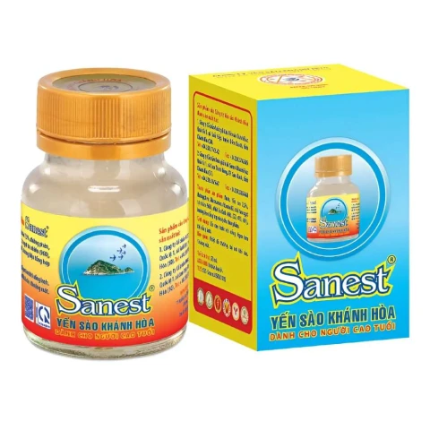 Nước yến sào  Sanvinest 21% yến sào người cao tuổi cóđường  70ml