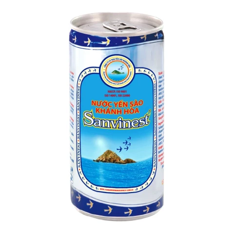 Nước yến sào  Sanvinest 7.5% yến sào không đường  190ml