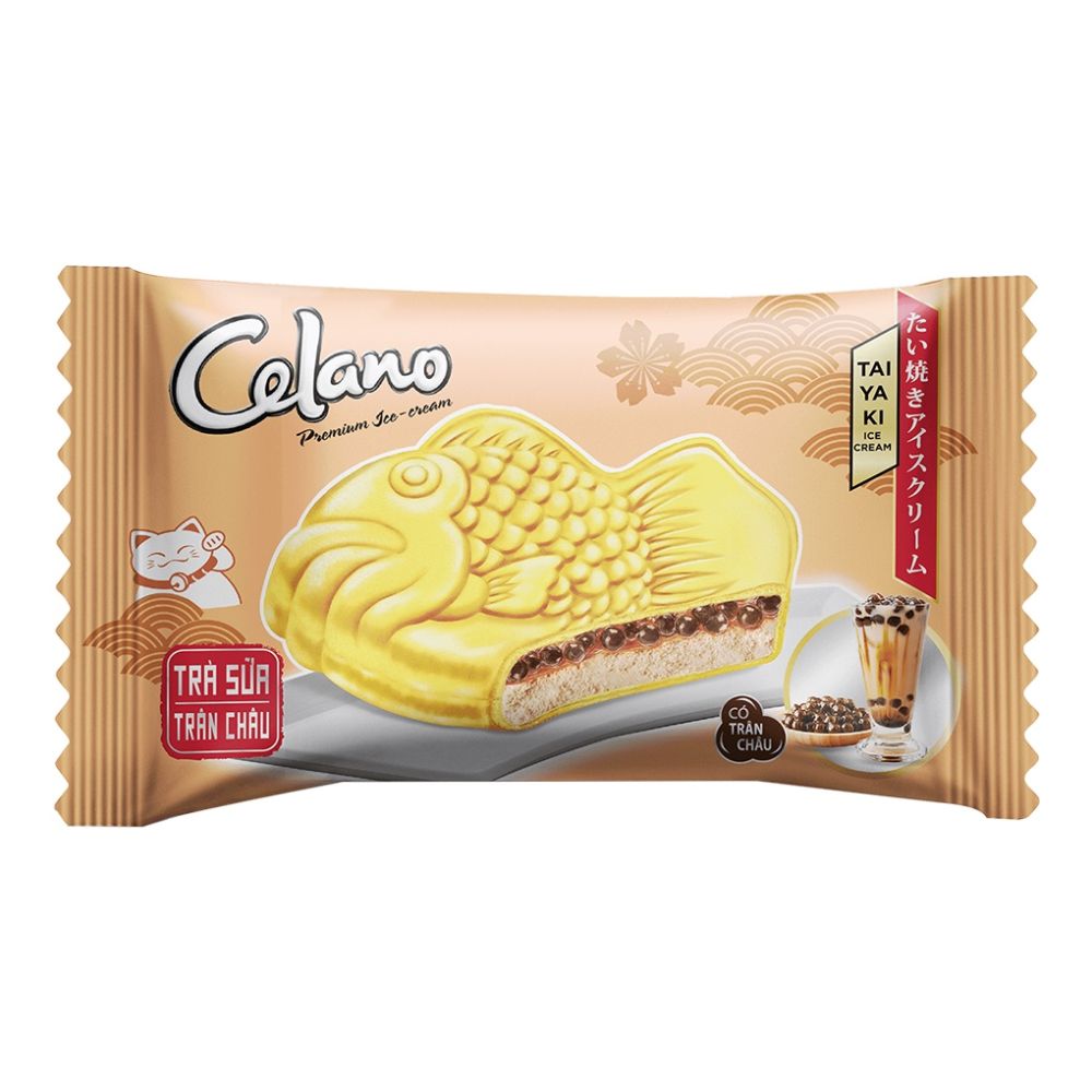 Kem cá Celano trà sữa trân châu 70gr