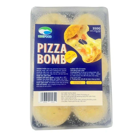 Pizza Bomb vị thập cẩm Kiwifood 350gr