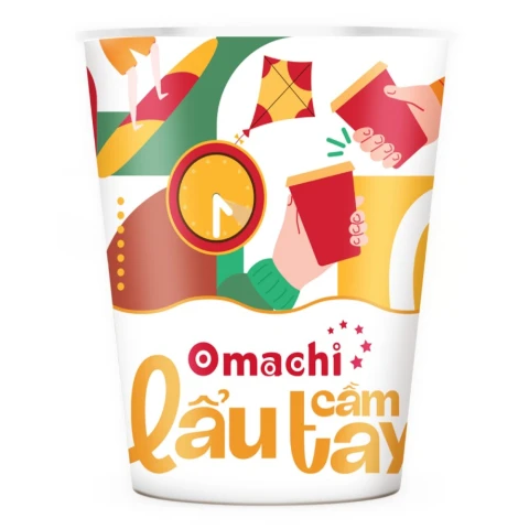 Mì Omachi lẩu cầm tay vị tomyum hải sản 71gr
