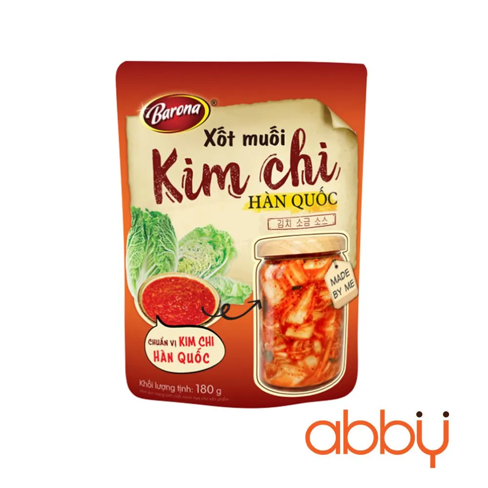 Xốt muối kim chi Hàn Quốc Barona 180g/40